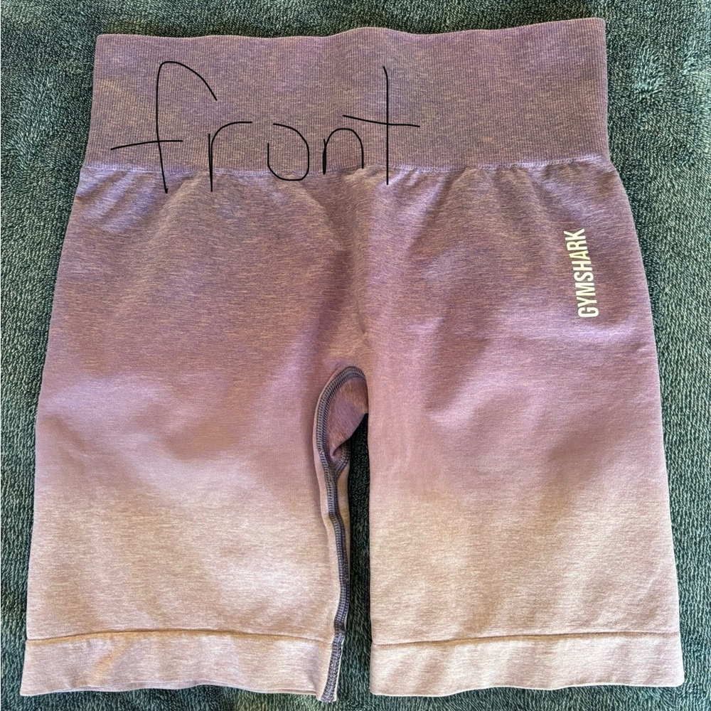 Gymshark Lavender Ombre Biker Shorts